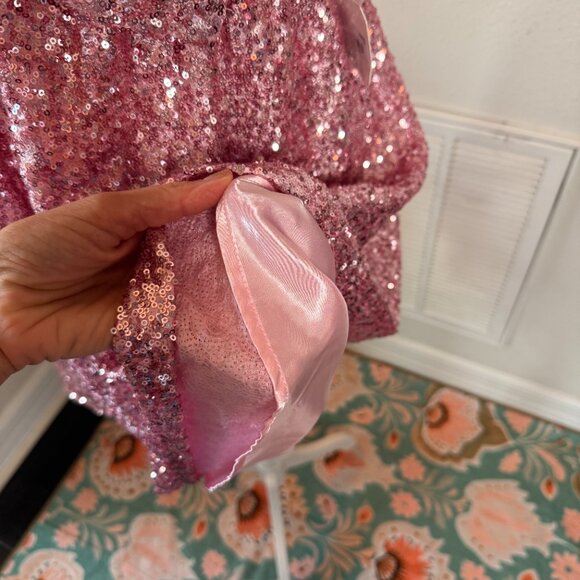 Altar’d State Pink Sequin Bow Dress – Size Medium (NWT) - Picture 8 of 9
